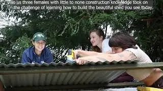 Quick peak - Hempcrete wall at the CCAT reclamation station