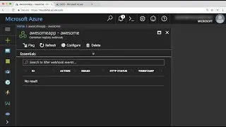Create Azure Webhook