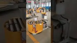 Mini online pallet wrapping machien#automatic# wrapping#wrapping film
