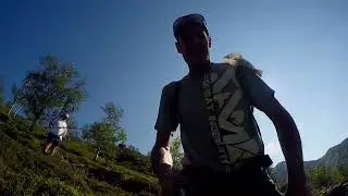 Hiking up a Dastardly Mountain in Norway