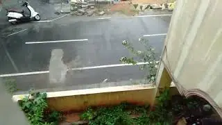Finally Bangalore rain and thunder after scorching heat..
