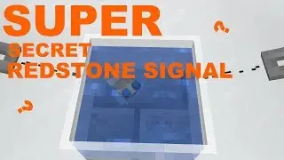Minecraft | Secret Redstone Signal Using Pufferfish