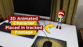 3D Animated Character Placed in Footage | VFX Test |  Mixamo | After Effects & Element 3D