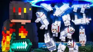 1000 Armored Wolves VS Lifesteal SMP