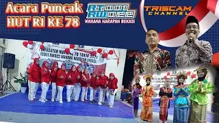 Acara Puncak HUT RI ke 78 RT001/022 WAHANA HARAPAN BEKASI
