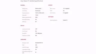Zopo Speed 7C specs