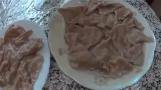 ВАРЕНИКИ С ЯБЛОКАМИ , ТЕСТО ИЗ ЗЕРНОВОЙ МУКИ.