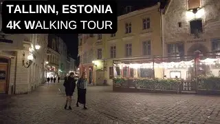 City walks - Tallinn, Estonia (4K walking tour)