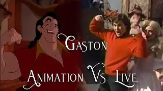 Richard White | Gaston Songs | Live vs. Animation | Side By Side Comparison