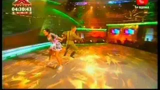 Танцуют все 3. Аня и Женя  - свинг