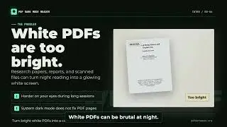 PDF Dark Mode Reader - Read PDFs in Dark Mode for Free