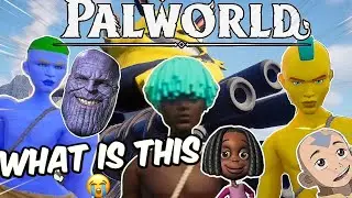 LOOK at what we MADE with PALWORLDS Character Creation (Palworld Funny Moments)