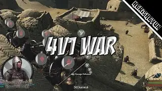 Huge 4v1 War! - Mount and Blade 2 Bannerlord (Persistent Empires)