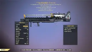 Fallout 76: 2 Shot Fatman on Bloodied PA build.