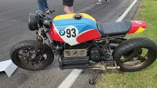 Classic, Cafe Racer & Custom Motorcycles at Lime Rock Park Racetrack.