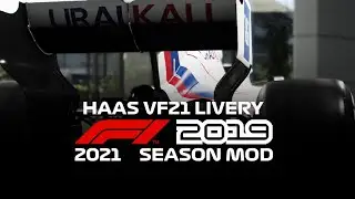 F1 2019 mod 2021 | Haas VF21 Livery Preview + download link