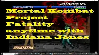 Mortal Kombat Project Fatality anytime with Indiana Jones