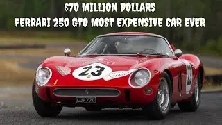 Why Ferrari 250 GTO Is World’s Most Expensive Car | The $70 Million Dollar Vintage Monster |In Hindi