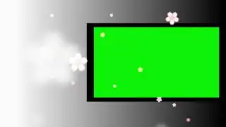Green Screen Effects Photo Frame | Animated Flowers