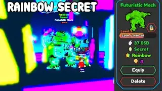 🍀🤖 I Got The RAINBOW SECRET FUTURISTIC MECH In Tapping Legends X I Roblox