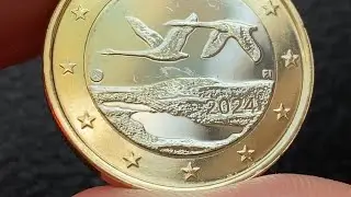 1 Euro 2024 Finland A coin that most people spend without knowing its value
