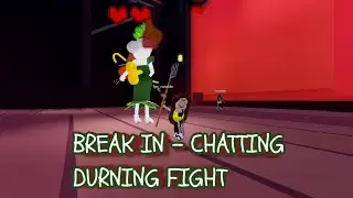 Roblox  - Break in story 2 - Writing on a chat durning Boss Fight  - Quick Round