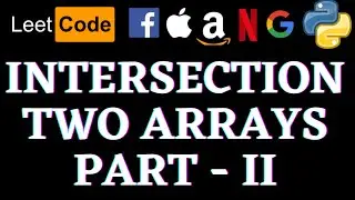 Intersection of Two Arrays II | Leetcode Python Solution | Python