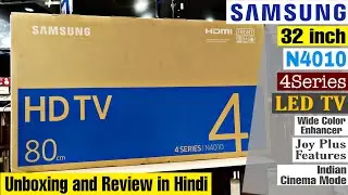Samsung 32" N4010 4Series HD LED TV || Unboxing and Review in Hindi
