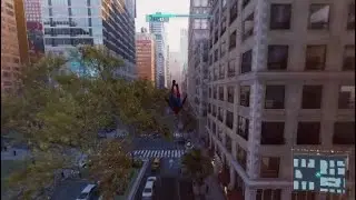 Spider-man PS4 - Sam Raimi theme swinging in New York