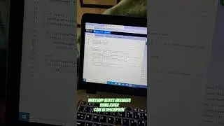 WhatsApp alerts messages using esp32 Arduino module #esp32 #arduino #electronic #technology