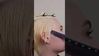 Стильна зачіска на коротке волосся ! Частина 1