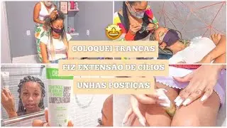 COLOQUEI TRANÇAS, FIZ EXTENSÃO DE CÍLIOS, UNHAS POSTIÇAS... | @biiapazoficial
