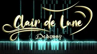 Clair De Lune |Piano|Tutorial |Synthesia |Visualization |Piano Particles | @Huesic @Synthesia @Piano