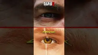 RDR 2 vs Cyberpunk -Eye Level Detail Comparison! 