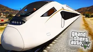 КИТАЙСКАЯ СКОРОСТНАЯ ЭЛЕКТРИЧКА ПОЕЗД В ГТА 5 CRH6F - ГТА 5 МОДЫ (GTA 5 MODS)