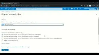 How to create App Registrations in Azure
