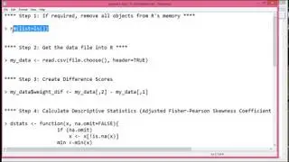 Paired t-test in R