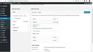 How to Modify Nav Menu in Wordpress