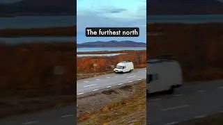 We drove the whole of Sweden to get to Abisko National Park. Well worth it #automobile #vanlife