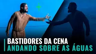 Por que nossa cena de Jesus andando sobre as águas pareceu tão real...