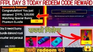 free fire redeem code today😱| today redeem code in free fire | FF redeem code today#gamerapexH