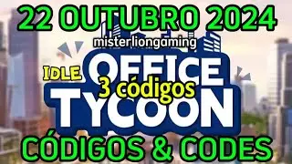 CÓDIGOS IDLE OFFICE TYCOON | IDLE OFFICE TYCOON CODES | COMO RESGATAR | COMO JOGAR | GIFT CODES 🎁🎁