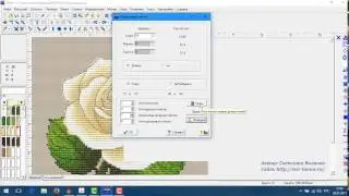 Cross Stitch Professional Platinum program - calculation of thread consumption, editing of table ...