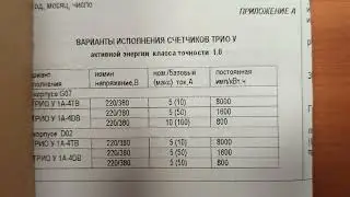 Счётчик трехфазный Трио-У
