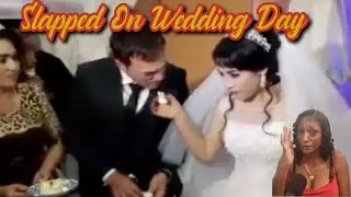 Trash Husband Slapped His New Wife On Her Wedding Day 