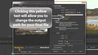 Premiere Pro CS6 Techniques: 88 Export 3: Export Settings 2
