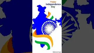 Happy Independence Day 🇮🇳🇮🇳 Creating Indian Map with flag in Python #shorts #programming #coding
