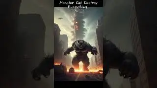 Cat Monster 👾 Story #ai #aiart #aigenrated #aiartwork