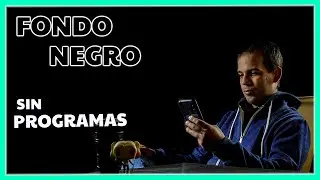 COMO hacer FONDO NEGRO en tus FOTOS TUTOTRIAL - con SMARTPHONE o CÁMARA y SIN PROGRAMAS!!