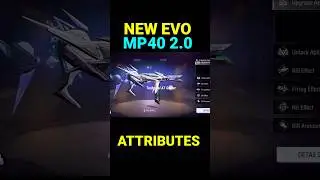 EVO MP40 2.0 SKIN FREEFIRE | NEXT EVO GUN FREEFIRE | NEW EVO MP40 FULL DETAILS 
